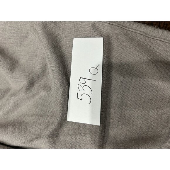 Athleta Taupe Sleeveless Drape Front Vest Adjustable Drawstring Womens Sz XS - Picture 9 of 10